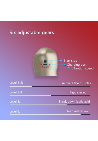 Sones Usb Kol Şekli Kas Gevşeme Fasyası Silahı Mavi