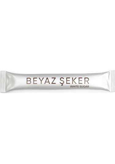 Fibrelle Beyaz Toz Şeker Stick 1000 Adet 3 G