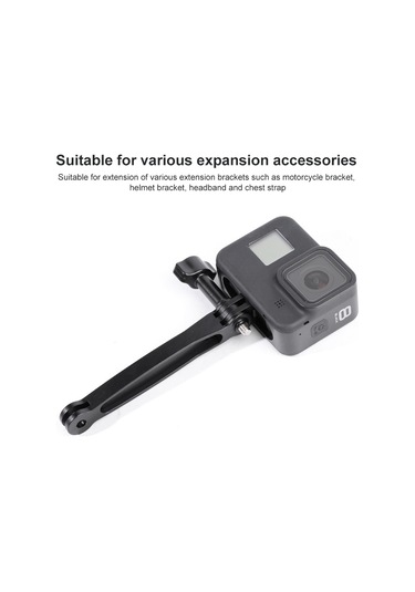 Gopro, Insta360, Djı Ve Diğer Aksiyon Kameraları İçin Ortak Alüminyum Uzatma Kolu Kavrama Genişletici, Uzunluk: 6.8cm Diğer