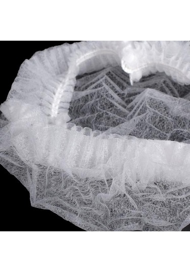 Suntek Spa Salonu Ev Için 100 Adet Tek Kullanımlık Beyaz Duş Beyaz