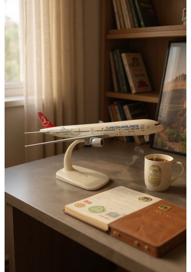 Frefly 16cm Türk Hava Yolları Boeing 777 Uçak Modeli Planel Uçak Döküm Metal 1/400 Ölçekli Uçaklar