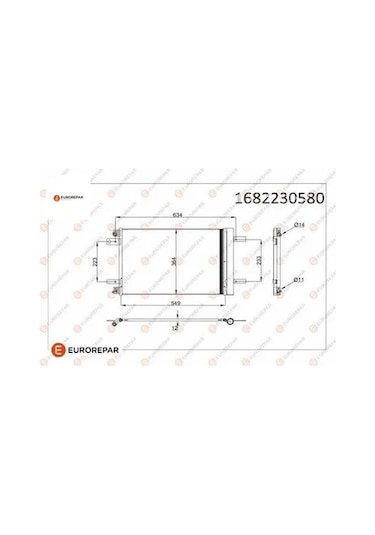 Erp Klima Rad. Ds4 Ds7 308 3008 5008 508 C4 Jumpy Berlingo Grandland Vivaro