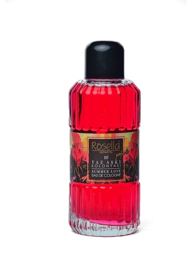 Rosella Yaz Aşkı Parfümlü Kremli Cam Kolonya 220 Ml
