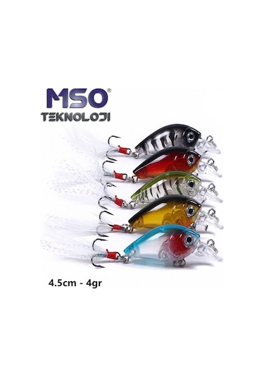 MSO Olta Balıkçılık Minnow 4.5cm 4gr Rapala Yapay Yem