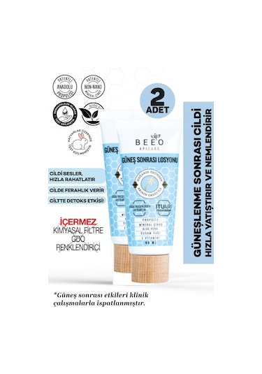 Bee'o Up Apicare Güneş Sonrası Losyonu 80 Ml 2 Adet