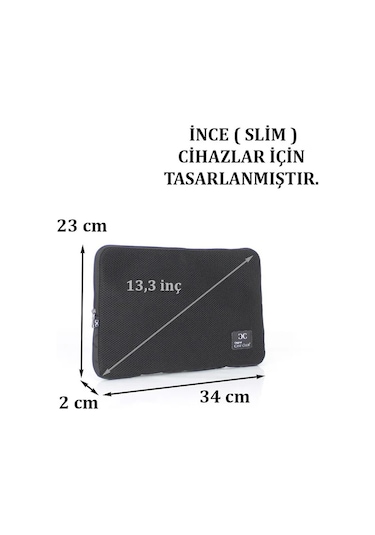 13.3'' Ve 13'' İnç Apple Uyumlu MacBook File Sünger Laptop Kılıfı