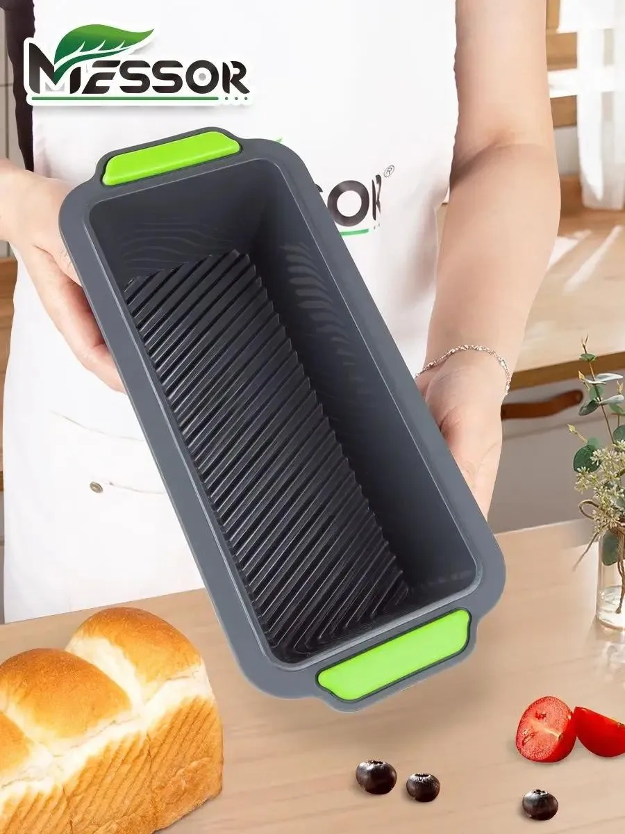 Messor Büyük Ekmek Pişirme Kalıbı İçin Silikon Kalıp. 187510405 Gri