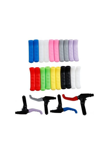 Wezone Bisiklet Fren Kolu Silikon Kılıfı - Yumuşak Ve Rahat Koruma Çok Renk Seçeneği