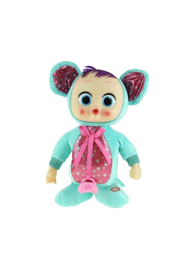 Oyuncak Bebek Sevimli Koca Göz Tavşan Bebek Sesli Hareketli 30 Cm