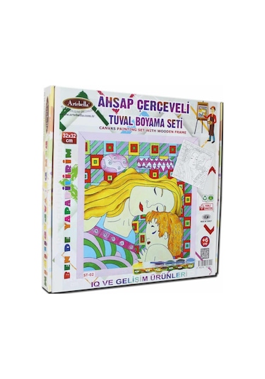 St-02 Artebella Tuval Boyama Seti 32x32 Cm