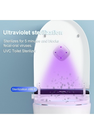 Ulzyvf Taşınabilir Uv Dezenfektan Lamba - Usb Şarjlı, Aromalı Mini Sterilizatör Beyaz Beyaz