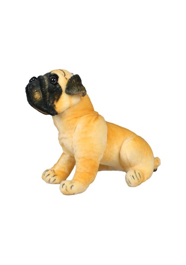 Havlayan Pug Köpek Peluş Oyuncak 25 Cm