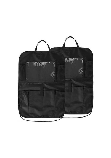 Didadodo 2'li Katlanabilir Araç Koltuğu Koruyucu - Çocuklar İçin Pratik Saklama Cepleri Ve Tablet Tutucu, Tablet Tutucu Değişikliği