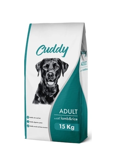 Cuddy Kuzu Etli Yetişkin Köpek Maması 15 KG