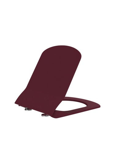 Elegant Duroplast Yavaş Kapanan Klozet Kapağı Berry Bordo