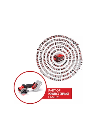 Einhell TP-CO 18/76-C Li BL - Solo Akülü Kesme Taşlama Makinesi (Akü ve Şarj Hariç) - 4432000