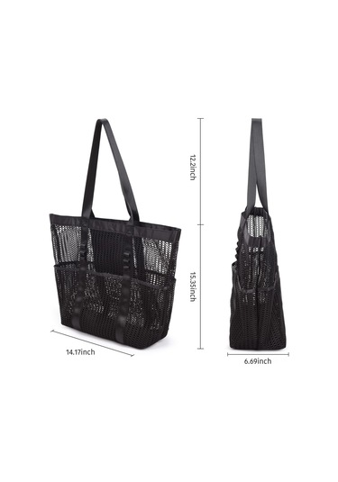 Springsun Kadınlar İçin 2023 Güncellenmiş Ağızlı Plaj Çantası - Su Geçirmez, Çok Cepli Aile Turizmü Ve Yüzme Çantası