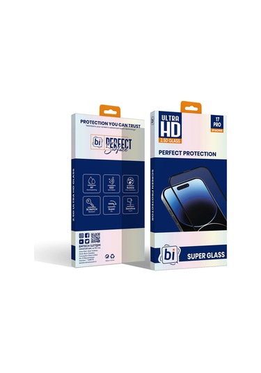 Bi 2,5d Super Glass Iphone Uyumlu 17 Pro Ekran Koruyucu