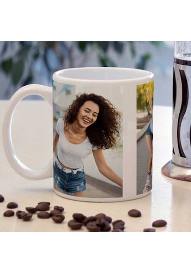 Nilhediye 3 Fotoğraf Baskılı Kupa Bardak - 487100821