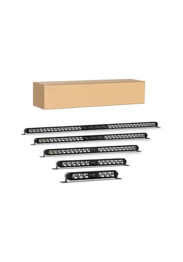 30 Cm Off Road Led Bar Kırmızı Pozisyon Lambalı Tampon Tepe Panjur İçi Kaput Çalışma - Premıum Ürün