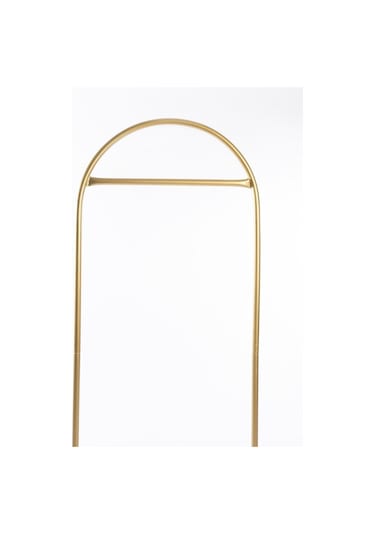 Butik Stil Oval Askılık Konfeksiyon Askılığı Altın Renk Askılık Gold Elbise Askılığı Ayaklı Askılık Gold
