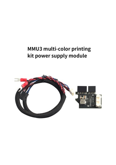 Jeemson Prusa Mmu3 İçin 3d Yazıcı Aksesuarı - Çok Renkli Yazdırma Modülü, Örgülü Kablolu Güç Ünitesi Seti