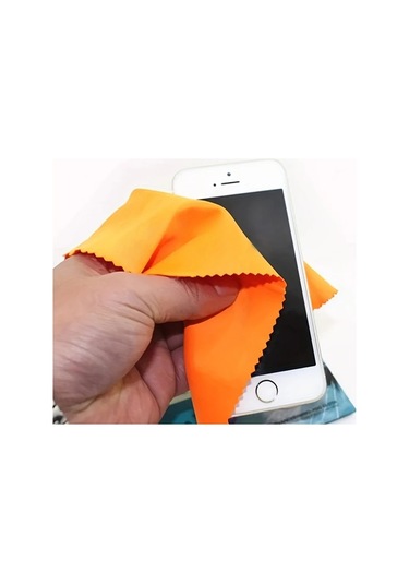 Fochsia 50 Parça Süet Gözlük Temizleyici Mikrofiber Lens Cep Telefonu Ekranı Temizleme Bezi