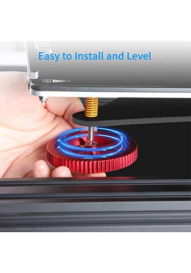 Suofeng Metal El Ayarlı Vida Somunu Seti - 60mm Çap, 10mm Yay, 4 Adet