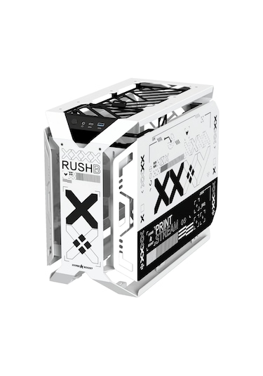 Hyper Rocket X-era Print Stream M-atx Rgb Open Frame Gaming Oyuncu Kasası