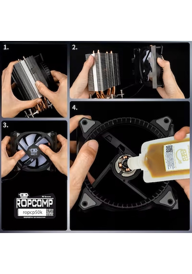 Ropcomp Cpufanoil Cpu Fan Bakım Kiti Cp50k