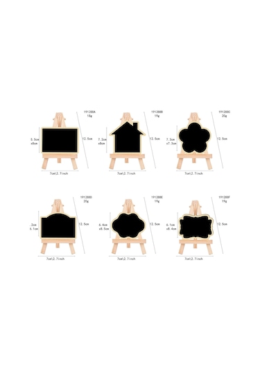 Cbtx Küçük Parti Mağazası Mesaj Yazı Tahtası Süsleri Çam Tripod Dekoratif Mesaj Panosu Büyük Dalga