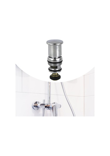 Suntek Duş Diverter Valf 3 Yolu Banyo Tuvalet Mutfak Için Yay C0011 Gümüş