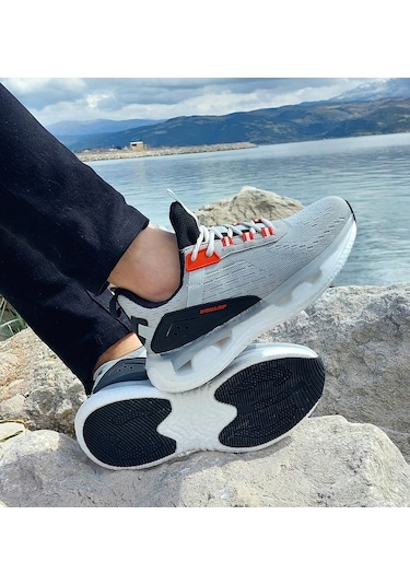 Dunlop 2240 Gri Renk Air Taban Fuspetli Erkek Spor Ayakkabı AYKSAYAK-000520