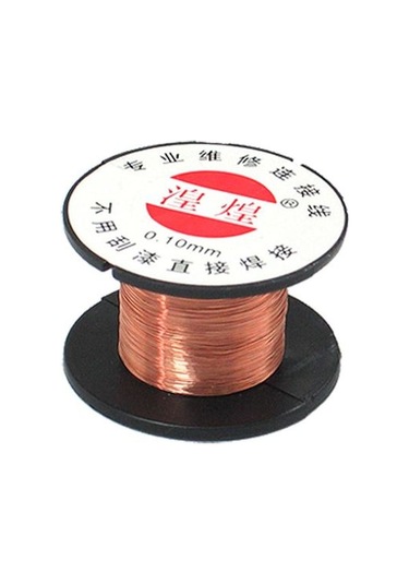 Emaye Kaplı Bakır Yol Çekme Teli 0.10Mm 10 Metre