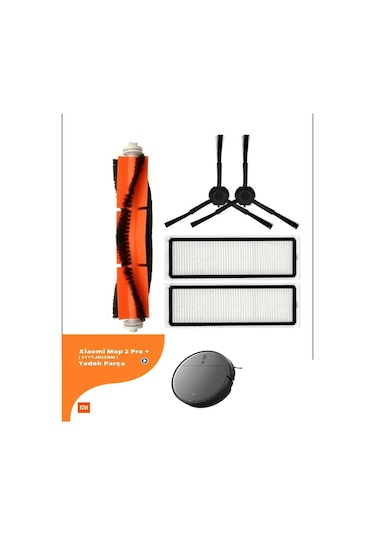 Ekstore Xiaomi Mi Robot Vacuum Mop Stytj01zhm Uyumlu Set SİYA YAN