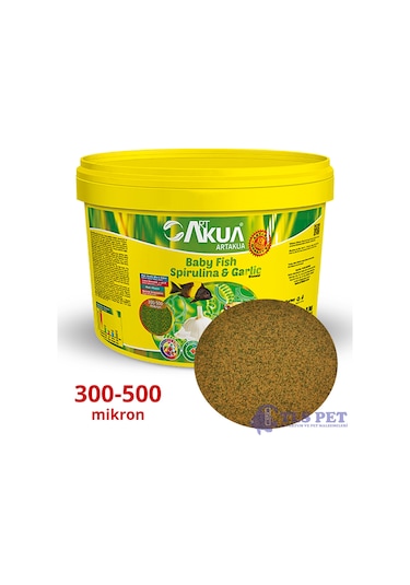 Artakua Sarımsaklı Yavru Balık Yemi 1 KG (Kovadan Bölme)