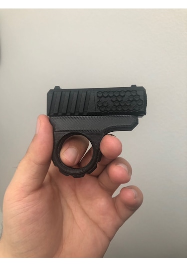 Gun Toy Fidget Spinner Stres Çarkı 3d