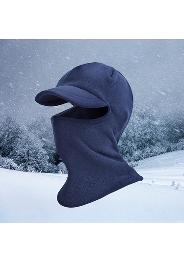 Suntek Yürüyüş Kayak Için Termal Bisiklet Boyun Lacivert Lacivert