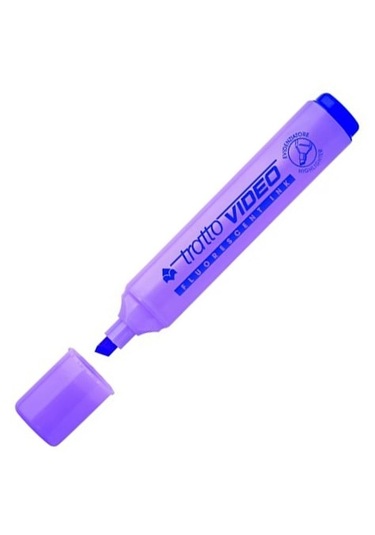 Tratto Fosforlu Kalem Vıdeo Mor