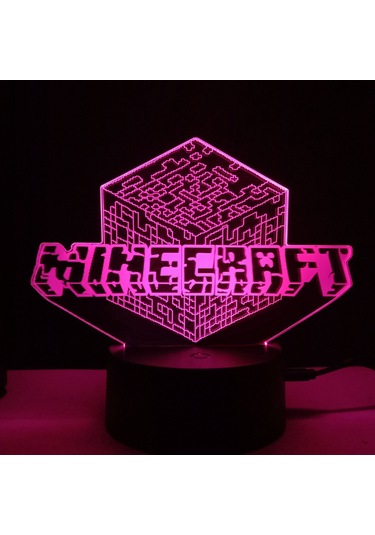 Yaratıcı Hediye Oyun Odası Dekorasyonu Gece Lambası Çatlak Modeli Paraşütle Atlama Çatlak Tabanı - Fm - Paraşütle Atlama Çatlak Tabanı Çok Renkli