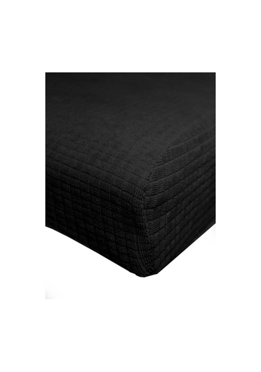 Sandalye Kılıfı Yıkanabilir Likralı Esnek Lastikli Sandalye Örtüsü 6 Lı Paket Siyah