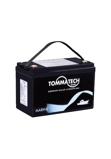 Tommatech 12.8v 100ah Marin Lityum Batarya Bluetooth Destekli