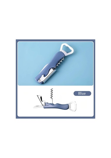 Primepickings Yeşil Paslanmaz Çelik Multifonksiyonel Portatif Şişe Açacağı Restoran Bar Yeşil