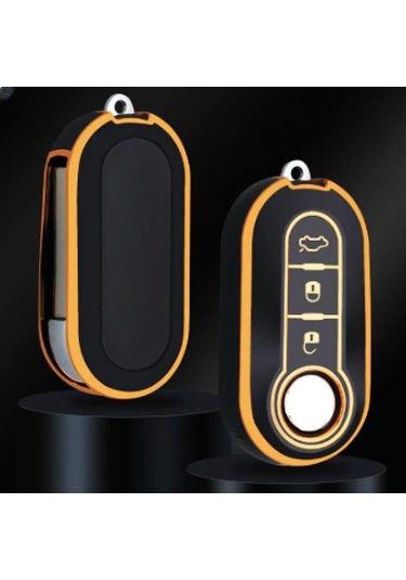 Mavi Yeni Tpu Araba Çevirme Anahtar Kılıfı Kabuk Fıat 500 Ducato Punto Panda Lancia Musa Citroen Jumper Peugeot Uyumlu Boxer Aksesuarları