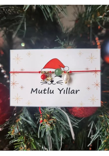 Doğaltaş Yeni Yil Şans Bilekliği Çok Renkli