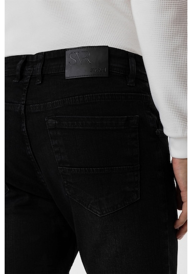 SÜVARİ Siyah Regular Denim Pantolon