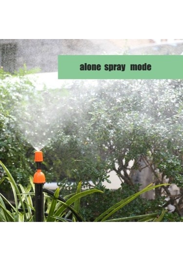 Tongxida Bahçe Otomatik Sprey Mikro Sulama Cihazı, 21cm Turuncu