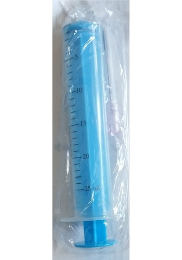 25 Ml 2 Parça Pembe Uzun İğneli Enjektör 50 Adet