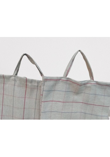 Bengi Pazar Çantası 2 Adet Döşemelik Kumaş Desenli 30 Kg Taşıma (501135606)