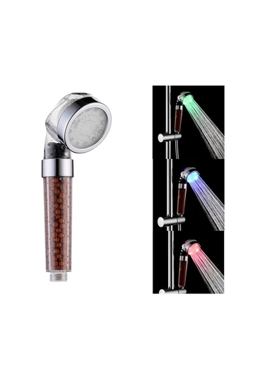 Hangfox Renkli Led Işıklı Duş Başlığı - Su Akımı İle Çalışır, 7 Renk Otomatik Değişimi, Abs Kaplama, Pratik Kullanım Diğer